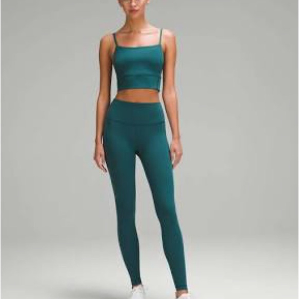 Wunder Train High-Rise Tight 28" Storm Teal